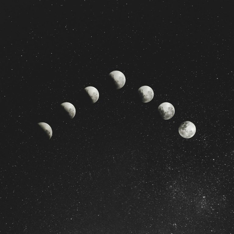 Fases lunares Foto de las fases lunares